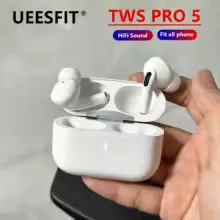 UEESFIT TWS Pro 5 Wireless Bluetooth Earphones Headphones ANC Noise Reduction Earbuds HiFi Sound Low Latency for IPhone Android view 7