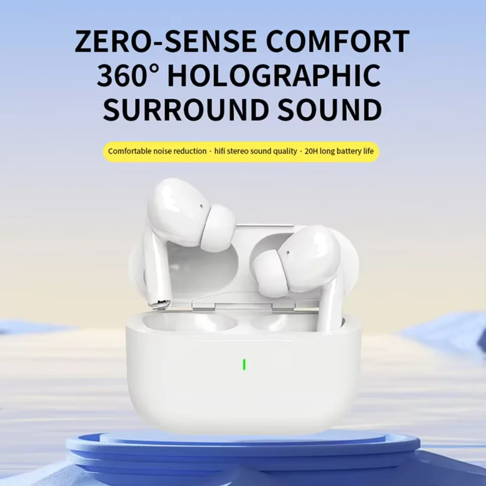 UEESFIT TWS Pro 5 Wireless Bluetooth Earphones Headphones ANC Noise Reduction Earbuds HiFi Sound Low Latency for IPhone Android view 3