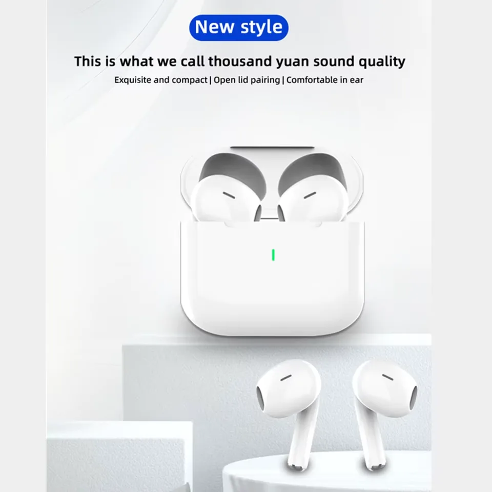 UEESFIT NEW Air Pro 6 Wireless Bluetooth Earphones Headphones Hi Fi Sound Low Latency Noise Reduction Earbuds for IPhone Android view 2