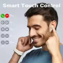 Wireless Earbuds Bluetooth 5.3, ENC Noise Cancelling, LED Battery Display, 3D Stereo Audio, Touch Control, Mini In-Ear Headphone view 12