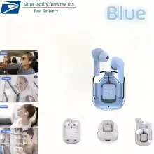 Wireless Earbuds Bluetooth 5.3, ENC Noise Cancelling, LED Battery Display, 3D Stereo Audio, Touch Control, Mini In-Ear Headphone view 13