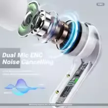 Wireless Earbuds Bluetooth 5.3, ENC Noise Cancelling, LED Battery Display, 3D Stereo Audio, Touch Control, Mini In-Ear Headphone view 10