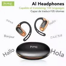 Bluetooth Auricles HTC NE35 2026 AI Real-Time Language Translator Earbuds 134 Languages BT6.0 IPX5 90H Battery Wireless Headset view 18