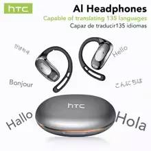 Bluetooth Auricles HTC NE35 2026 AI Real-Time Language Translator Earbuds 134 Languages BT6.0 IPX5 90H Battery Wireless Headset view 19