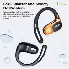 Bluetooth Auricles HTC NE35 2026 AI Real-Time Language Translator Earbuds 134 Languages BT6.0 IPX5 90H Battery Wireless Headset view 9