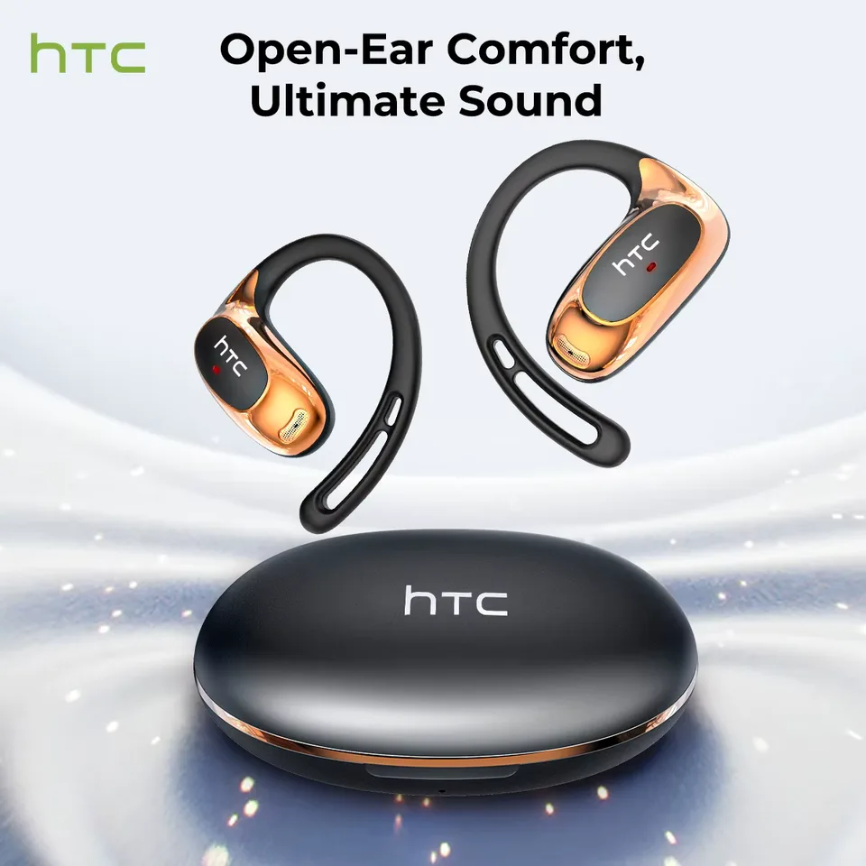 Bluetooth Auricles HTC NE35 2026 AI Real-Time Language Translator Earbuds 134 Languages BT6.0 IPX5 90H Battery Wireless Headset