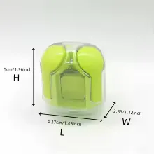 TWS In-ear Wireless Earbuds in a Transparent Design Are Feature Stereo Sound for Both Ears, a Beautiful Transparent Body view 12