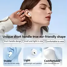 Latest Model Wireless In-Ear Smart Mini Headphones Featuring TWS Earbuds High-Fidelity 9D Stereo Sound HD Calling Capabilities view 12