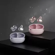 Bluetooth Headset 5.3 Wireless Air Conduction Headphones Clip Ear Music Noise Canceling HD Call Sports Gaming Earphone view 7