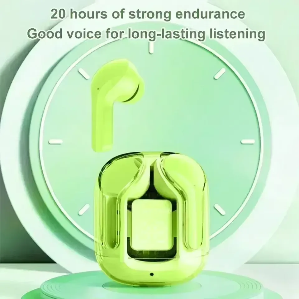 Original T2 Bluetooth Headphones TWS Transparent Wireless Bluetooth Headset HIFI Sound Quality Bluetooth 5.3 For Xiaomi Earbuds
