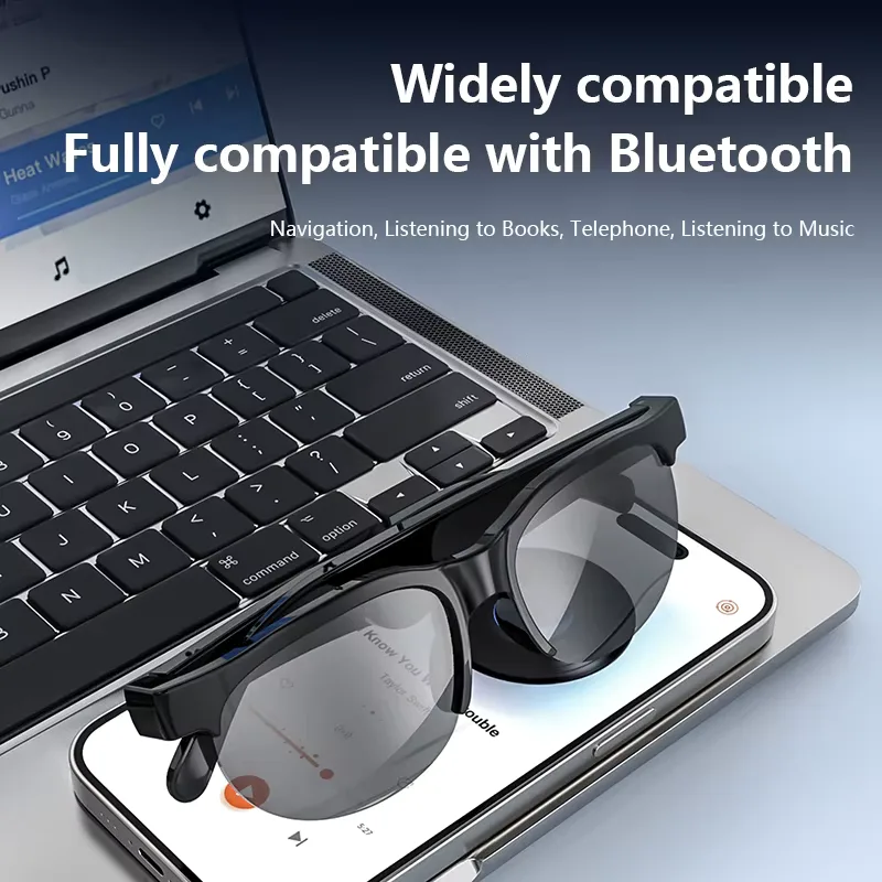Lenovo AI Smart Glasses 8K HD Translation Bluetooth view 3