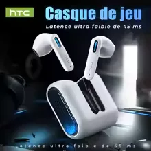 Translator Earbuds HTC NE49 AI Real-Time Translation HiFi Sound Bluetooth Earphones HD Call Low latency Gaming ear pods Choice view 7