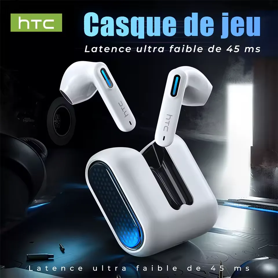 Translator Earbuds HTC NE49 AI Real-Time Translation HiFi Sound Bluetooth Earphones HD Call Low latency Gaming ear pods Choice view 18