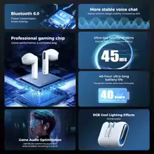 Translator Earbuds HTC NE49 AI Real-Time Translation HiFi Sound Bluetooth Earphones HD Call Low latency Gaming ear pods Choice view 9