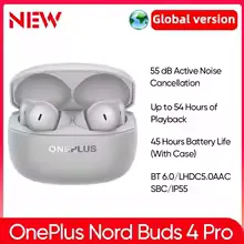 Global Version OnePlus Nord Buds 4 Pro TWS Wireless Earphone 55dB Active Noise Cancellig Bluetooth 6.0 IP55 Headphone view 7