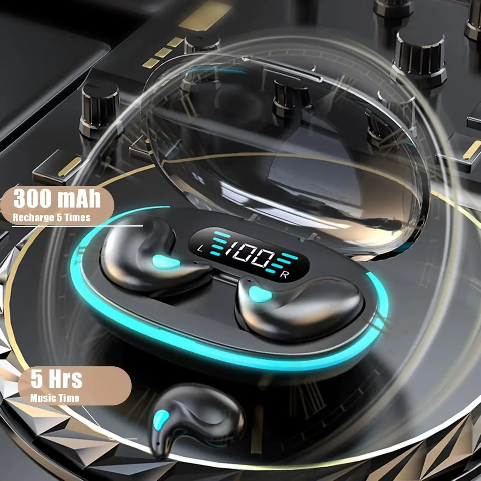 New Bluetooth 5.3 Wireless Earbuds for Sleeping Mini Design Portable Audio for Small Ears Ultra-Mini Sleep Earphones With Mic view 6