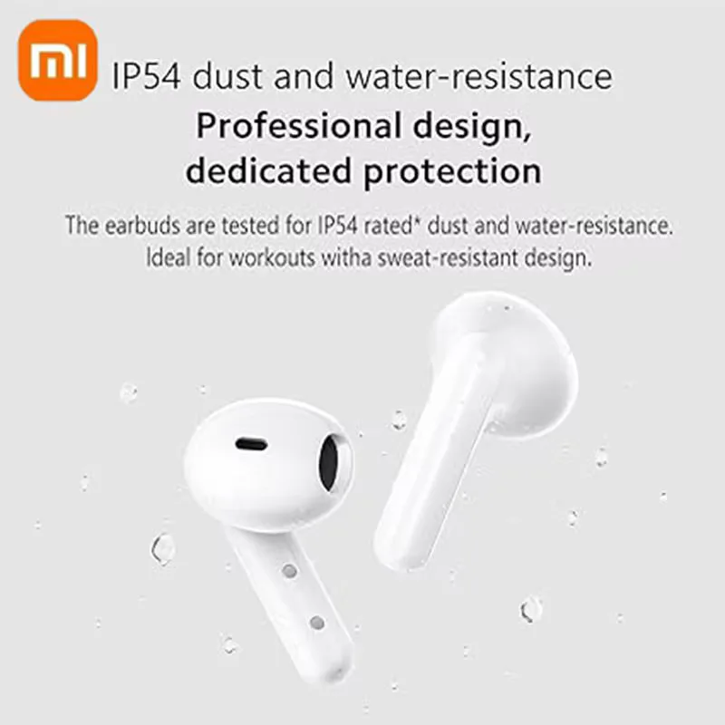 Xiaomi RedmiBuds 4 Lite Earphone TWS Bluetooth 5.3 Headphones Earphones ip54 buds 20H play time wireless Earphone view 5