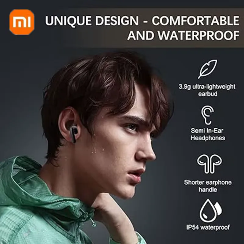 Xiaomi RedmiBuds 4 Lite Earphone TWS Bluetooth 5.3 Headphones Earphones ip54 buds 20H play time wireless Earphone view 6