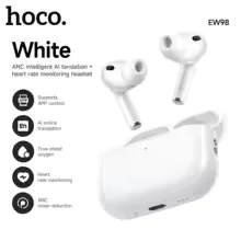 HOCO EW98 Pro 3 ANC Noise Reduction Bluetooth Earphone Heart Rate Monitoring Wireless Earbuds Headsets App Translation Function view 14