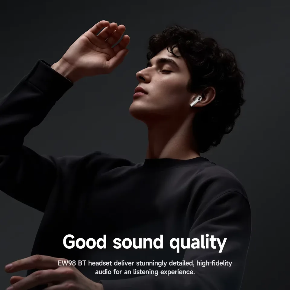 HOCO EW98 Pro 3 ANC Noise Reduction Bluetooth Earphone Heart Rate Monitoring Wireless Earbuds Headsets App Translation Function view 6