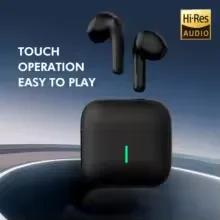 HD Wireless Headphones - Long Battery Life, Compact Dual Stereo In-Ear Headphones for Sports and Gaming, Noise Cancelling Calls view 7
