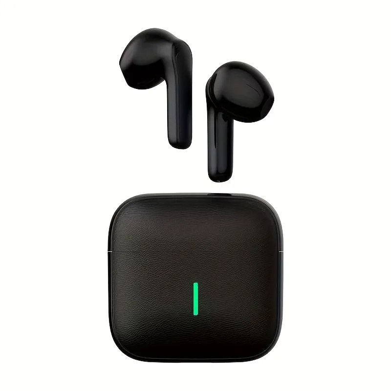 HD Wireless Headphones - Long Battery Life, Compact Dual Stereo In-Ear Headphones for Sports and Gaming, Noise Cancelling Calls view 3
