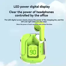 T6 TWS Mic Stereo Headphones With LED Power Digital Display Earbuds Wireless Bluetooth 5.0 Sport Gaming Headsets Noise Reduction view 8