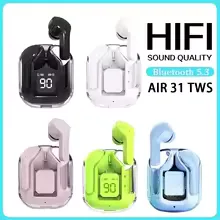 T6 TWS Mic Stereo Headphones With LED Power Digital Display Earbuds Wireless Bluetooth 5.0 Sport Gaming Headsets Noise Reduction view 6