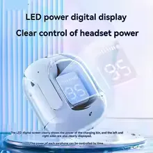 T6 TWS Mic Stereo Headphones With LED Power Digital Display Earbuds Wireless Bluetooth 5.0 Sport Gaming Headsets Noise Reduction view 9
