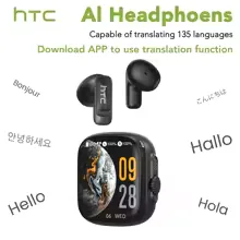 HTC NE72 AI Translate Bluetooth Earphones Wireless Earbuds LED TouchScreen HiFi Stereo Audio Noise Cancellation In-Ear Headphone view 19