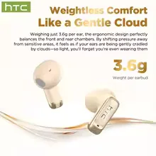 HTC NE72 AI Translate Bluetooth Earphones Wireless Earbuds LED TouchScreen HiFi Stereo Audio Noise Cancellation In-Ear Headphone view 12