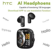 HTC NE72 AI Translate Bluetooth Earphones Wireless Earbuds LED TouchScreen HiFi Stereo Audio Noise Cancellation In-Ear Headphone view 18