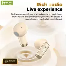 HTC NE72 AI Translate Bluetooth Earphones Wireless Earbuds LED TouchScreen HiFi Stereo Audio Noise Cancellation In-Ear Headphone view 9