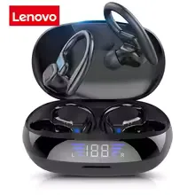 Lenovo Sports Wireless Headphones Bluetooth 5.3 Running Earphones True with Mic Noise Reduction Earhooks Waterproof Headset view 12