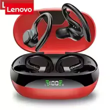 Lenovo Sports Wireless Headphones Bluetooth 5.3 Running Earphones True with Mic Noise Reduction Earhooks Waterproof Headset view 13