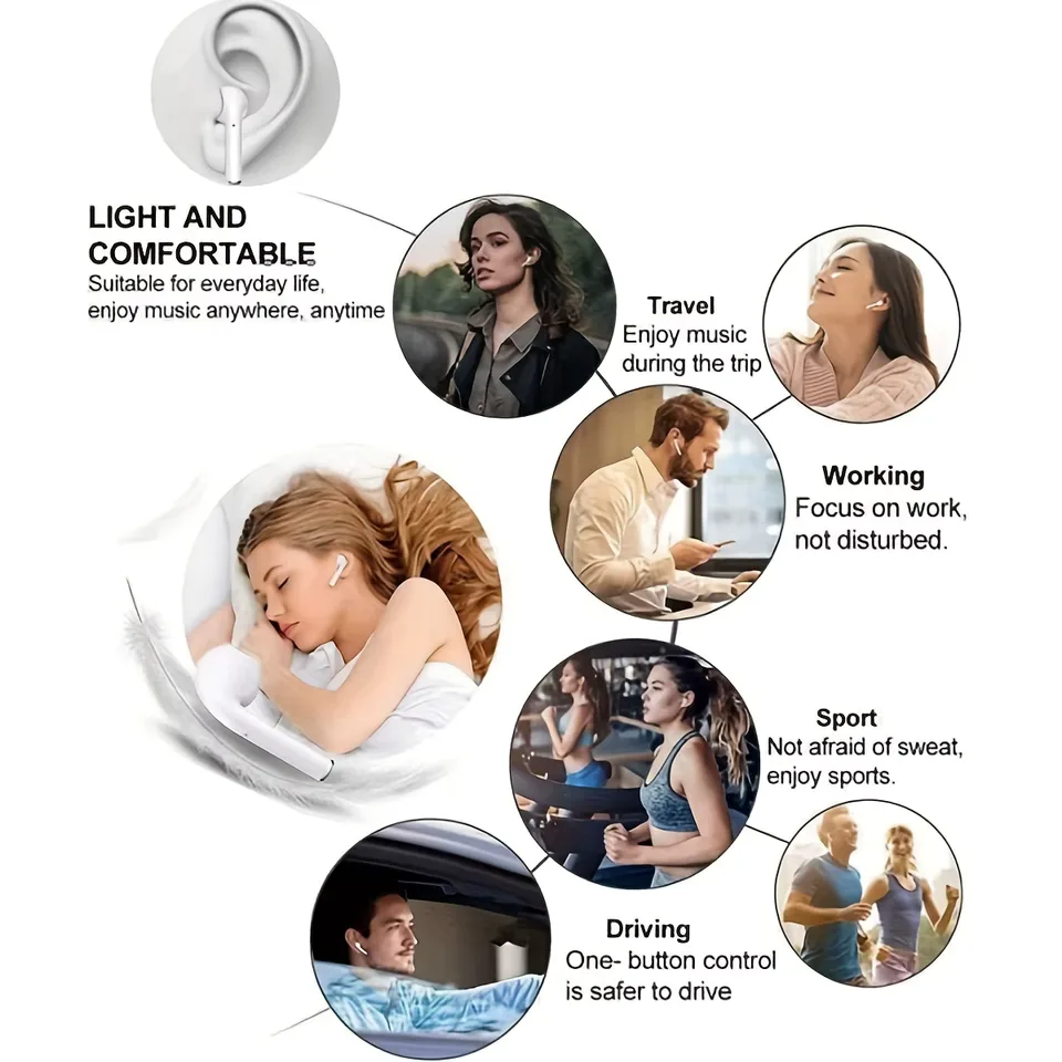 2026 New Wireless Headphones Are Suitable for Gaming, Comfortable Touch, Rechargeable Lithium Battery, Compatible with Universal Mobile Phones, Gaming Additions, Stylish Headphone Design, Touch Headphones view 7