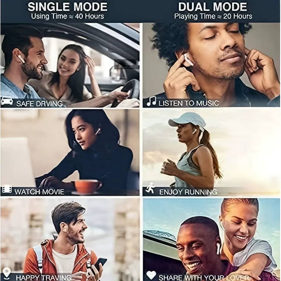 2026 New Wireless Headphones Are Suitable for Gaming, Comfortable Touch, Rechargeable Lithium Battery, Compatible with Universal Mobile Phones, Gaming Additions, Stylish Headphone Design, Touch Headphones view 8