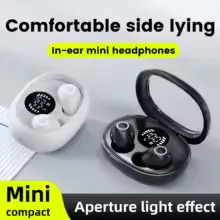 Invisible In Ear Bluetooth Earphones - Sleeping On The Side Without Pressing Your Ears, Unable To Take Off During Exercise, Bass 6D Sound Effects, Low Latency, Dual Noise Cancellation, And Sleep/game Modes, A Gift For Girlfriends/boyfriends view 16