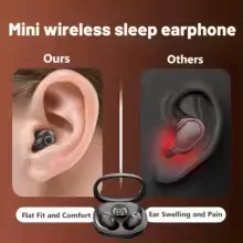 Invisible In Ear Bluetooth Earphones - Sleeping On The Side Without Pressing Your Ears, Unable To Take Off During Exercise, Bass 6D Sound Effects, Low Latency, Dual Noise Cancellation, And Sleep/game Modes, A Gift For Girlfriends/boyfriends view 12