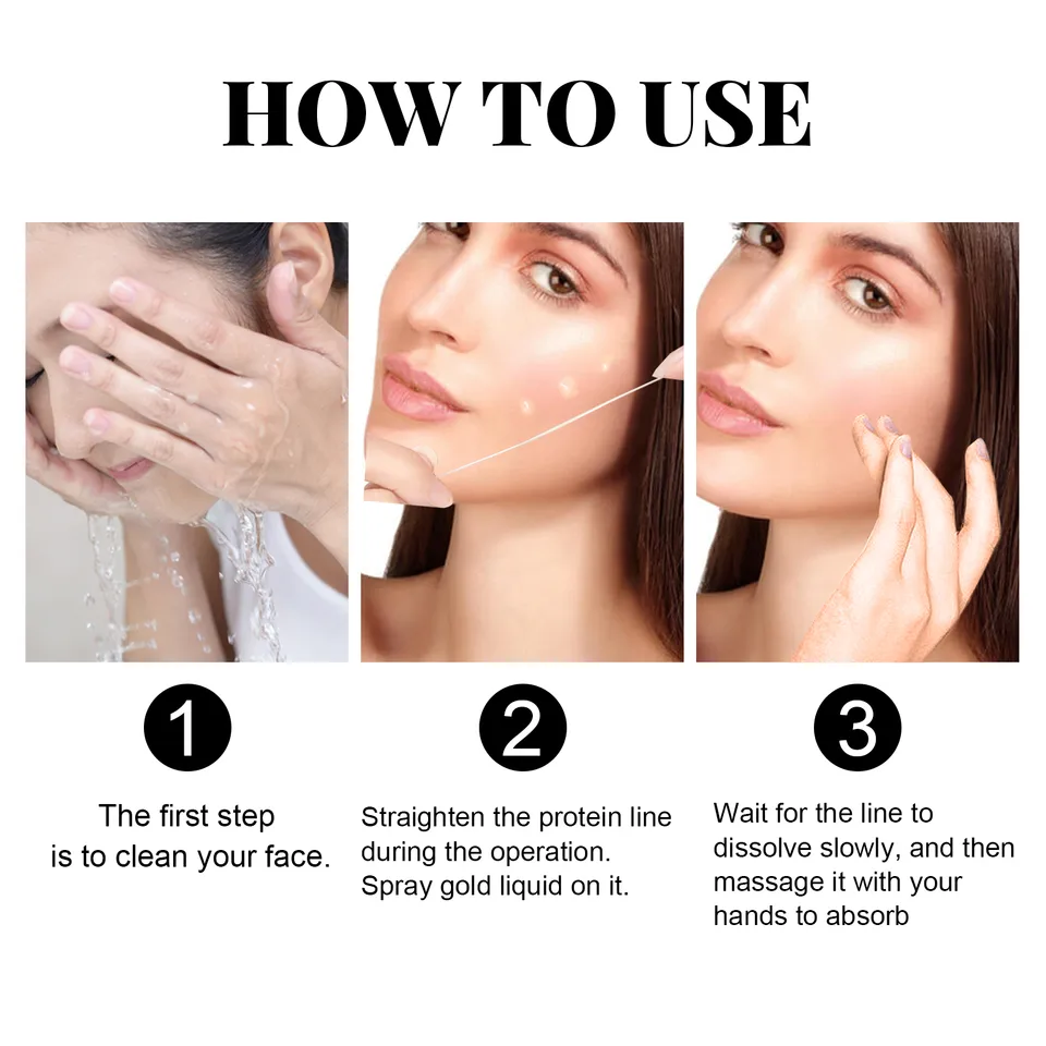 EELHOE Protein Lift Kit Face Contouring Firming Lift Line Eye Area Fine Lines Anti-Wrinkle Serum view 4