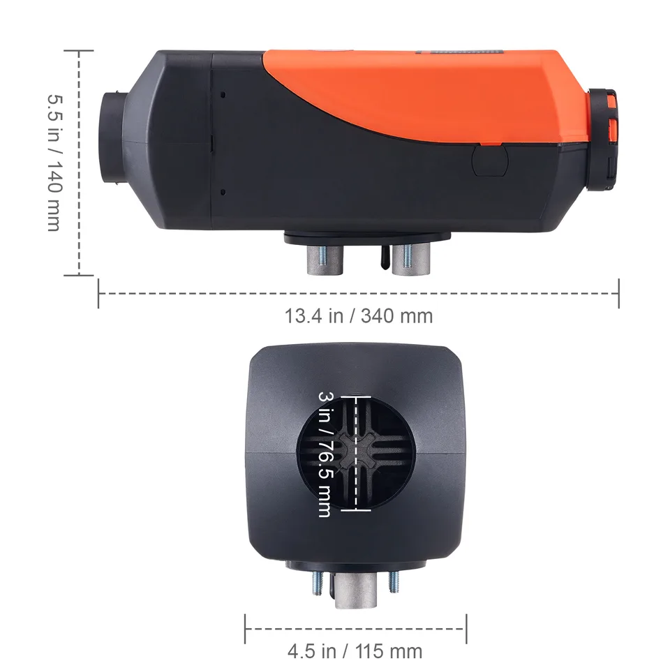 Air Heater 12V 2KW Bluetooth App LCD Display For Car Bus RV Indoors view 2
