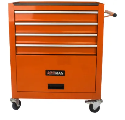 Metal Wheelie Tool Cart view 2
