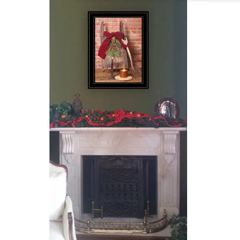 Let Christmas Live By Billy Jacobs, Ready To Hang Framed Print, Black Frame view 2