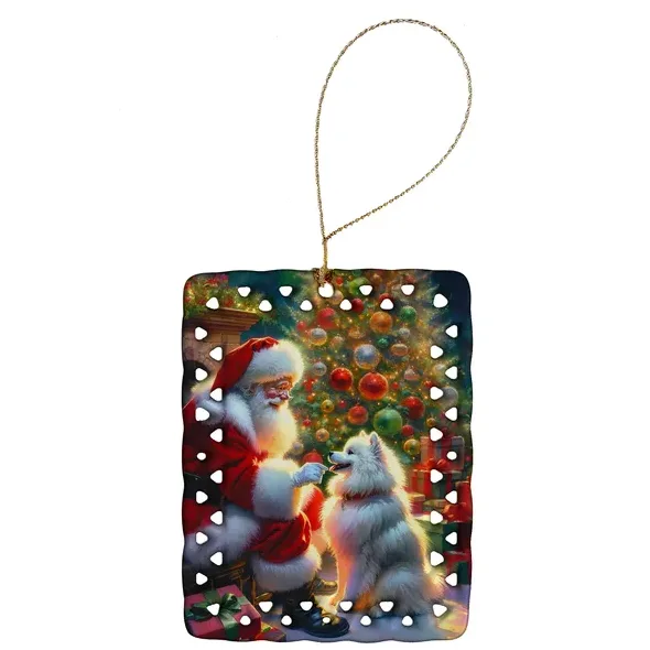 American Eskimos And Santa Claus Porcelain Decorations Christmas Tree Hanging Decorations view 2