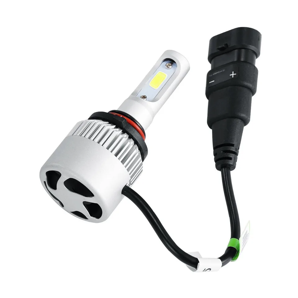 Series F-S2 9005 28W-LED Silver Edition COB Integrated Automotive Front Headlights Low End Edition view 3