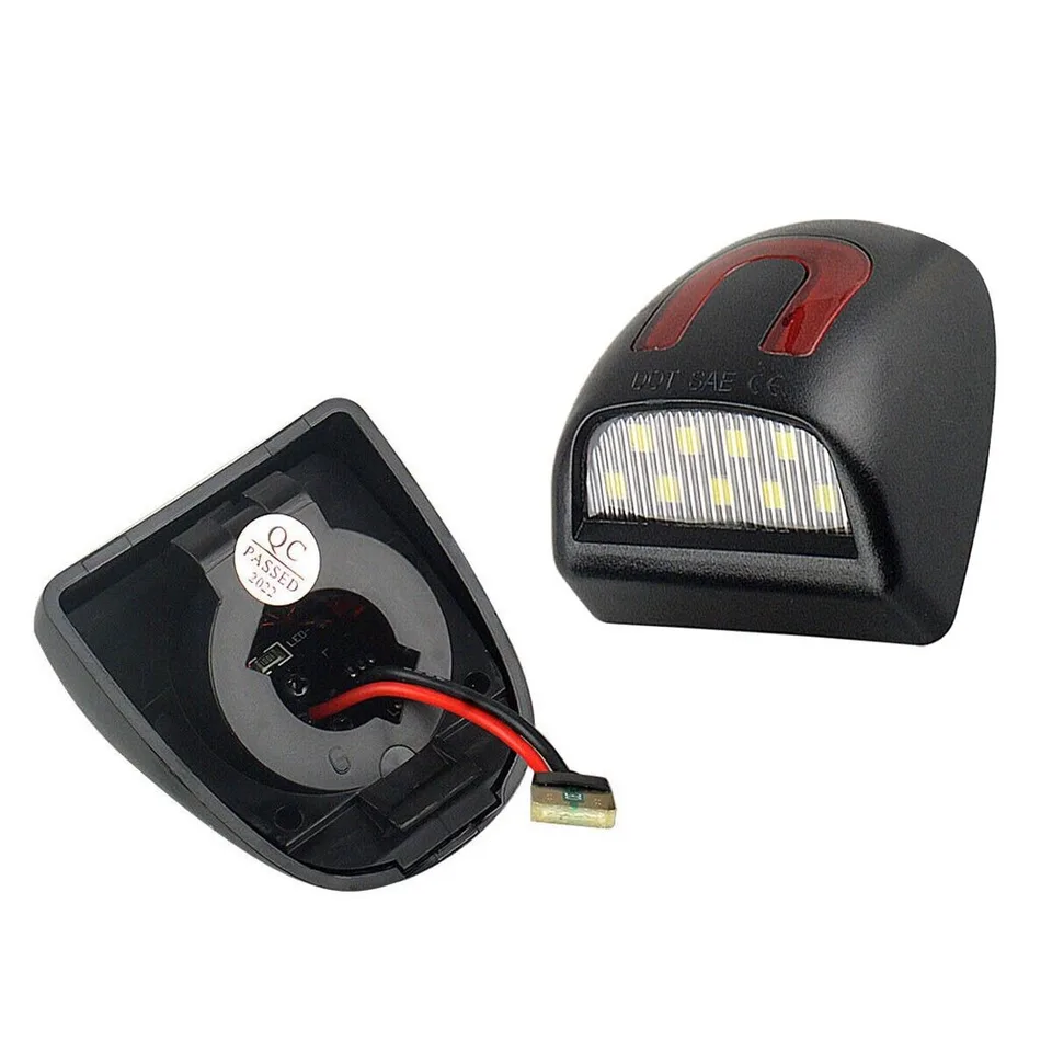 2X LED License Plate Light Red DRL Tube Lamp For Silverado GMC Sierra 1500 2500 view 4