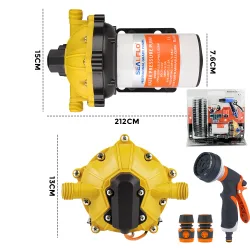 70PSI Deck Washdown  Kit For Boat Caravan Yacht Wash  12V 5GPM view 3