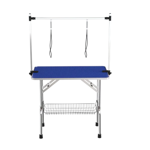 36 Inch Folding Dog Pet Grooming Table Heavy Duty Stainless Steel Pet Dog Cat Grooming Table view 2