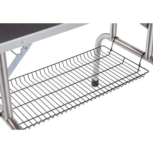 Professional Dog Pet Grooming Table Large Adjustable Heavy Duty Portable With Armrests And Lasso & Grid Tray view 3