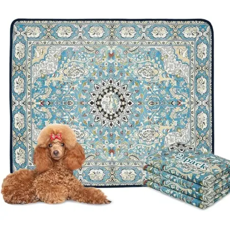 Qeils Washable Pee Pads For Dogs, 2 Pack Reusable Puppy Pads 36x41 Super Absorbent Leakproof Dog Training Pads, Non-Slip Potty Pads For